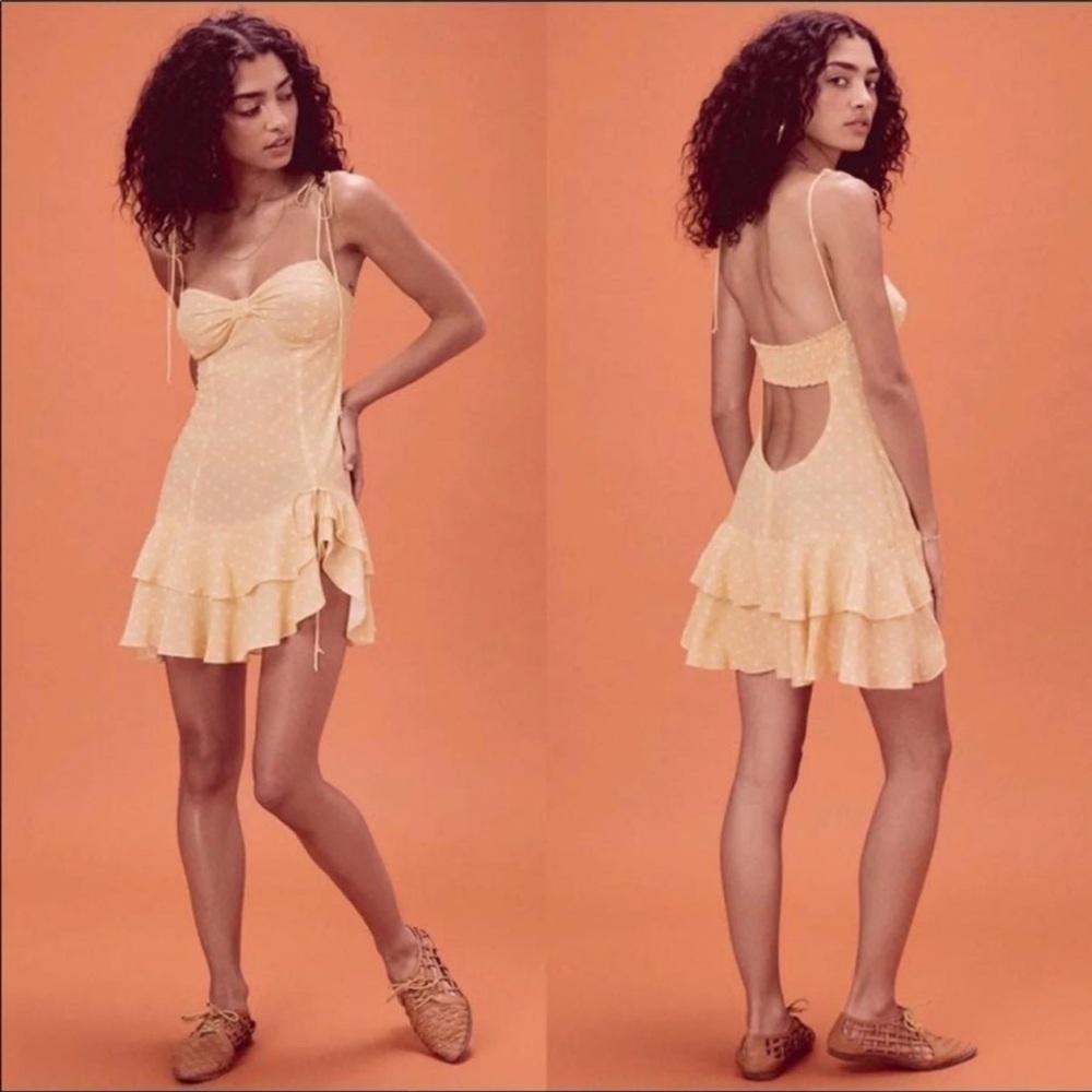For Love & Lemons FL& L Limoncello Dress XS/S Extra Small // Small 0/2/4